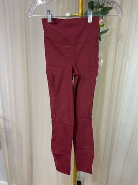 Lululemon Base Pace High Rise Leggings Mulled Wine Size 2